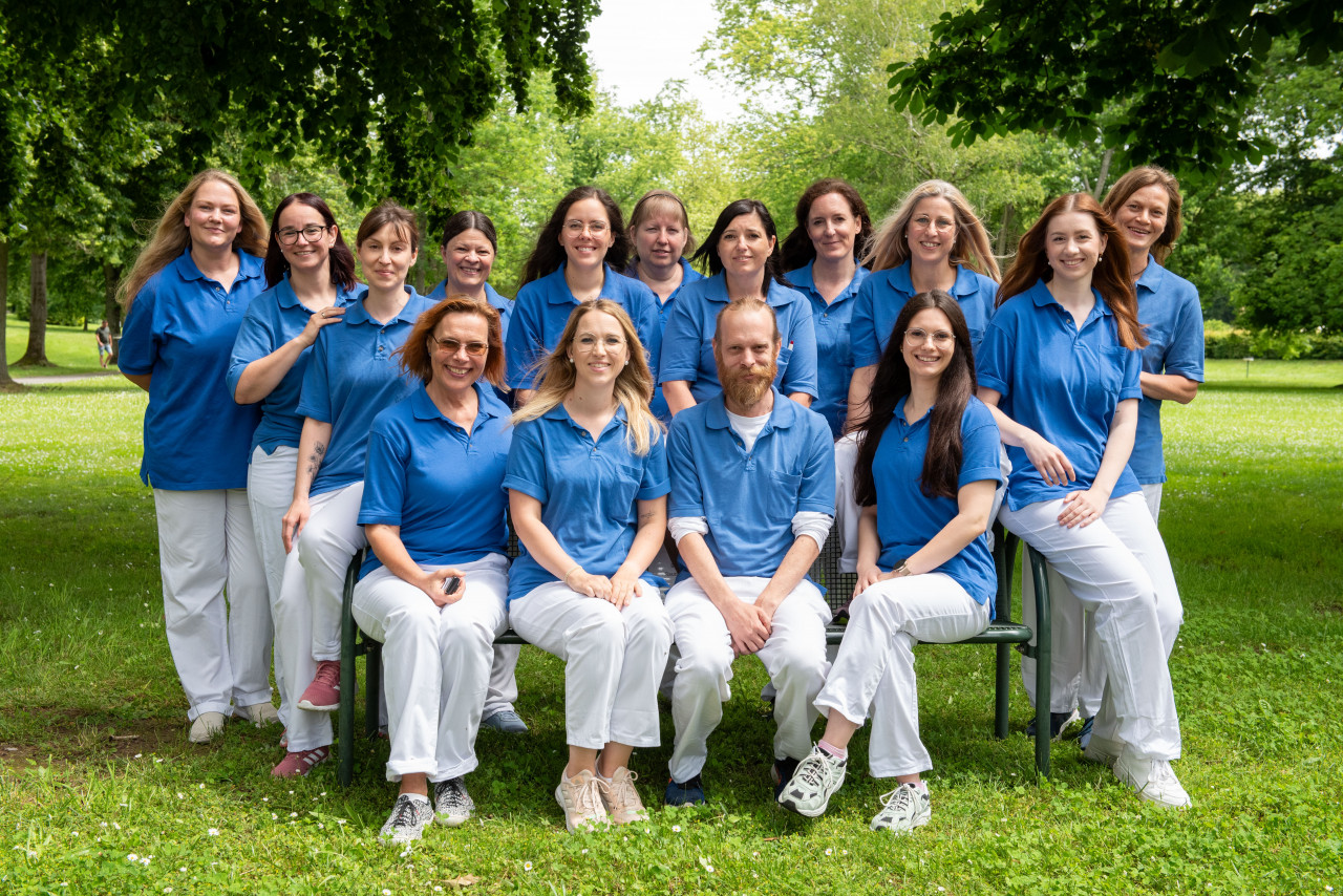 Team der Ergotherapie in den Sankt Rochus Kliniken Bad Schönborn