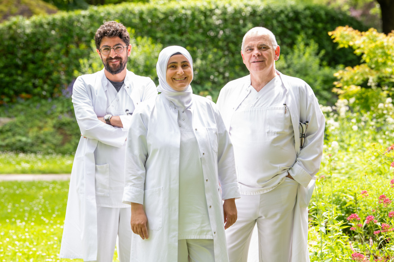 Ärzteteam der Klinik für Kardiologie in den Sankt Rochus Kliniken Bad Schönborn